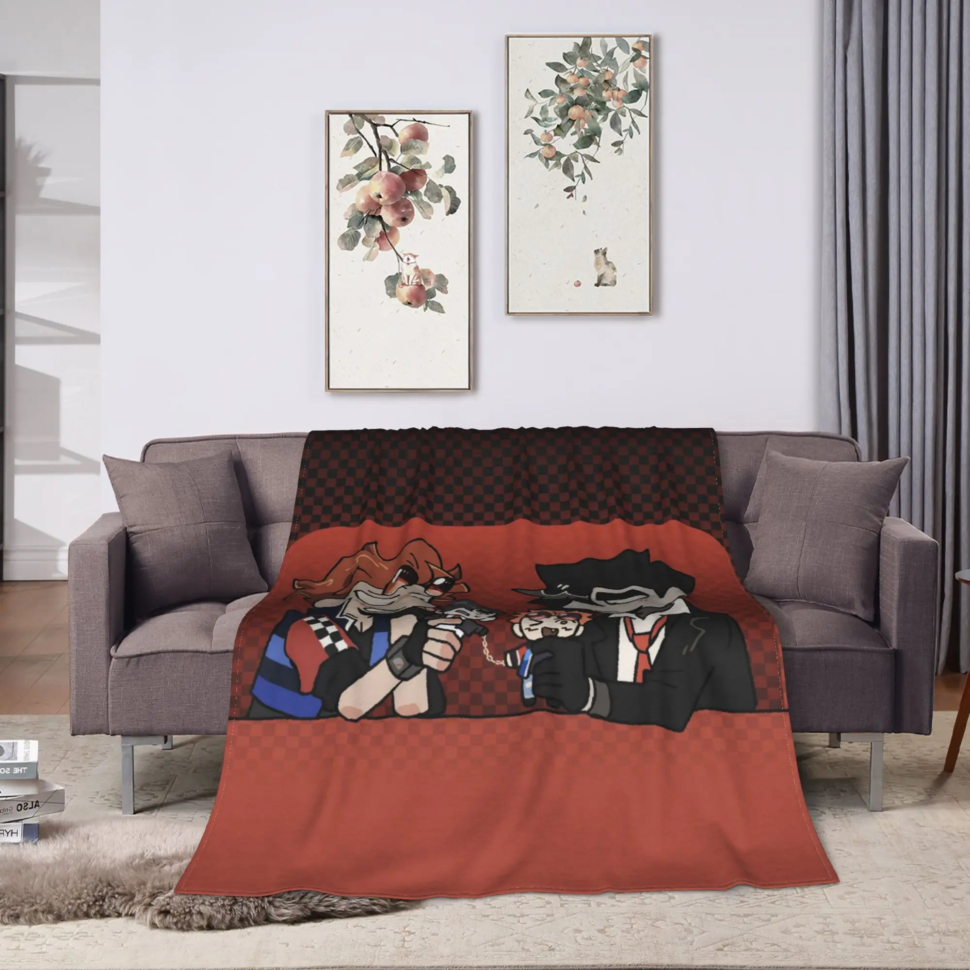 Benny Jackpot Crash Course Eddie Plush Blankets Boy Girl  Flannel Throw Blanket For Outdoor Soft Custom Quality Bedspread Gift