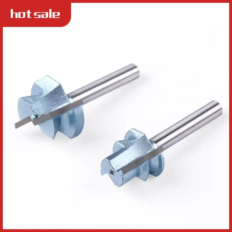 

A52I-Expert Woodworking Router Bit Set - 6Mm Shank And Helical Tenon Knife For Carpentry And Floor Work