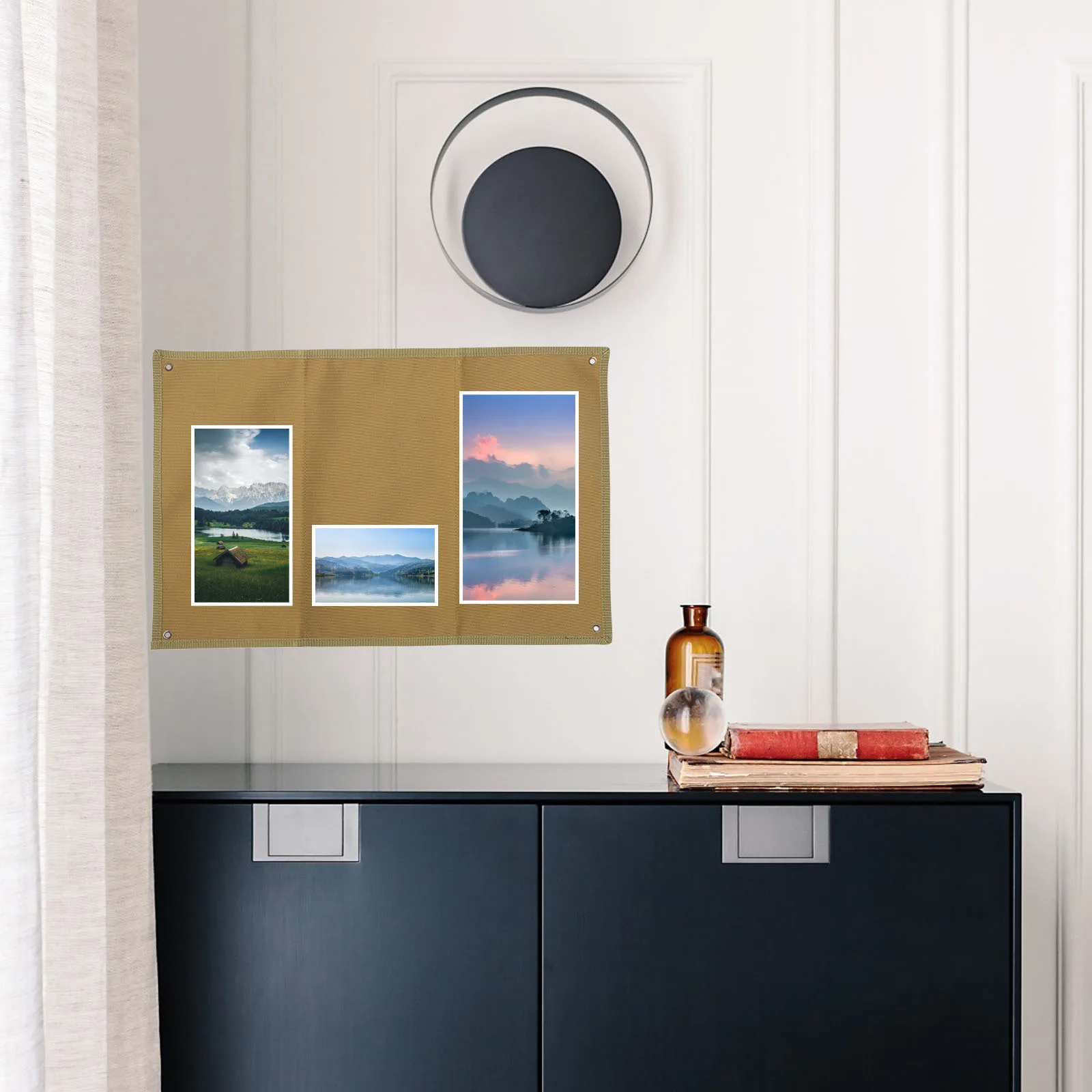 

Military Armband Holder Polyester Sheet Rounded Edges Clear Texture Stable Decorative Badge Patch DIY Personalized Display Case