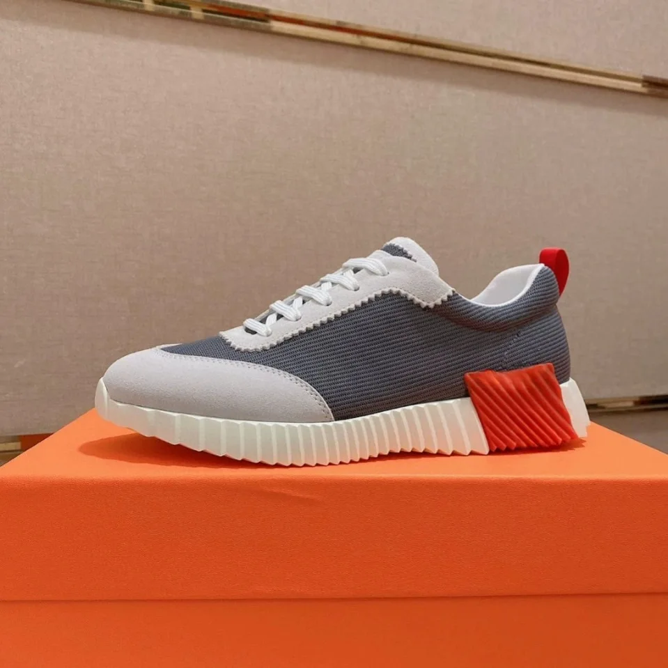 

New Man Casual Sneakers Cowhide Shoes Breathable Cloth Loafers Flat Bottom Home Office Shoes