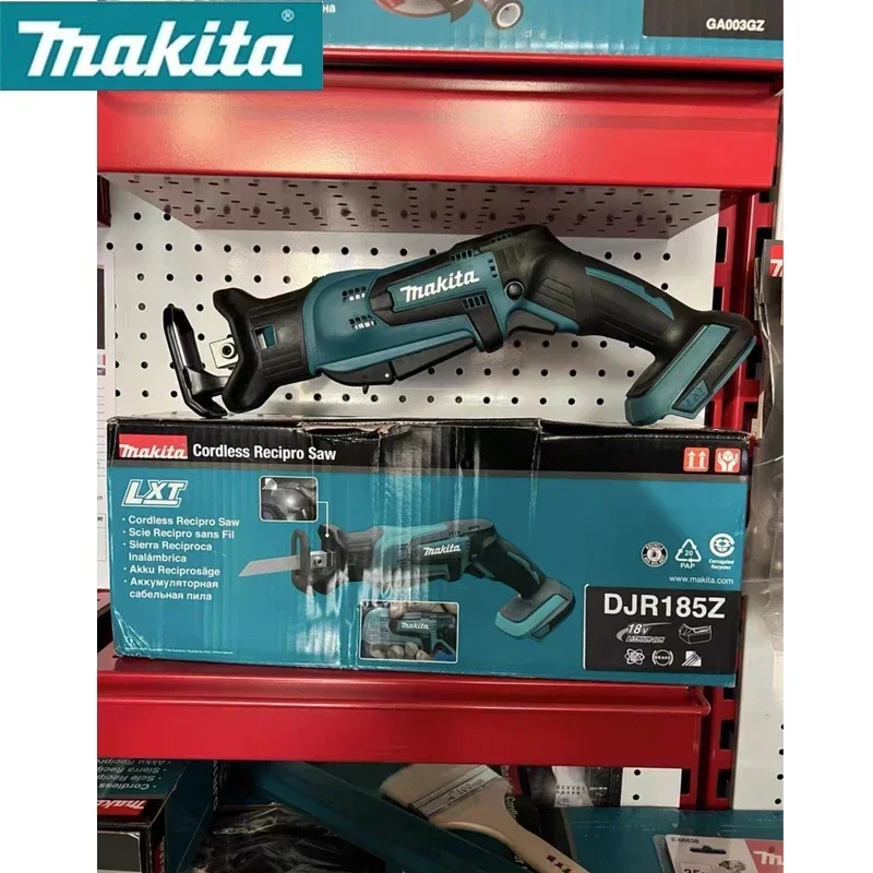 Imagem -04 - Makita-serra Alternada sem Fio Bateria Li-ion 18v Mini Madeira Metal Tubo de Pvc Ferramenta de Corte Djr185 Djr185