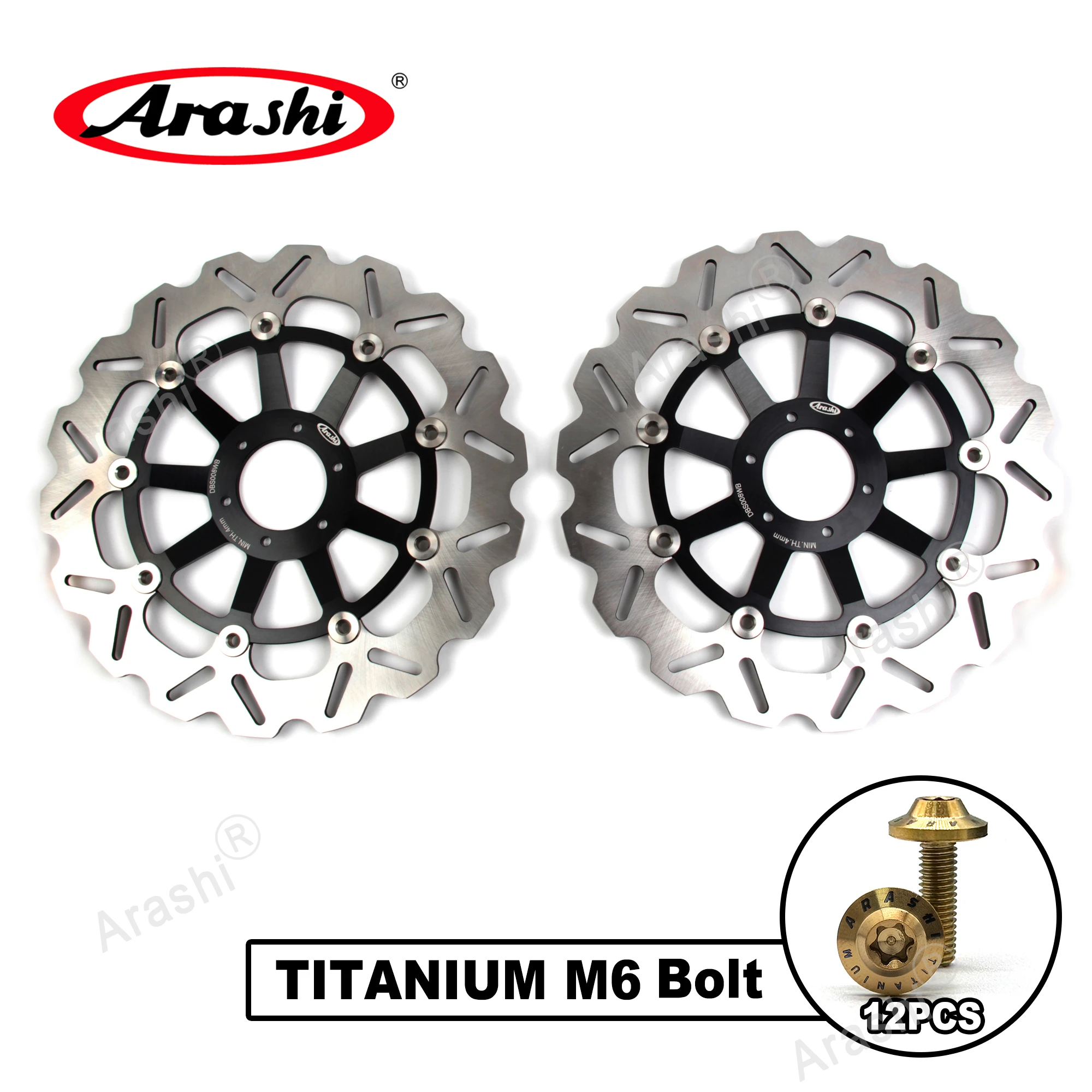 Arashi 296mm Volledige Drijvende CNC Remschijf Rotor Remschijf Voor HONDA VFR750F VFR 750 F 1994 1995 1996 1997 VFR-F750