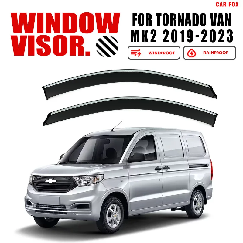 

For CHEVROLET Tornado Van 2019+ Car Window Visor Awning Shelters Windshield Side Window Rain Sun Shade Accessories Car Styling