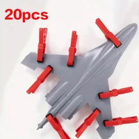 Portaherramientas modelo 20 piezas con almohadilla antideslizante, adecuado para hacer modelos aficionados, herramientas de fijación, accesorios para modelos, ropa