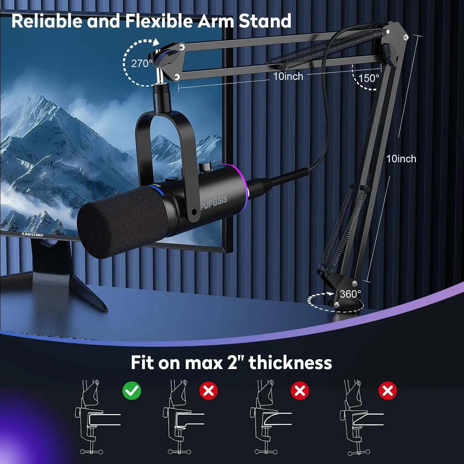 Thumbnail 4 - #75 Microphone Stands List of Top Picks