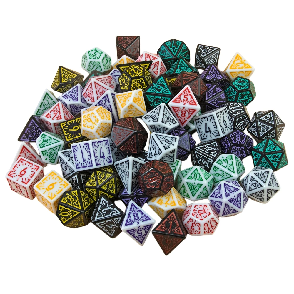 DND Dice Set 7 Pieces Polyhedr - Tablet Accessories Kit ulasan dan harga