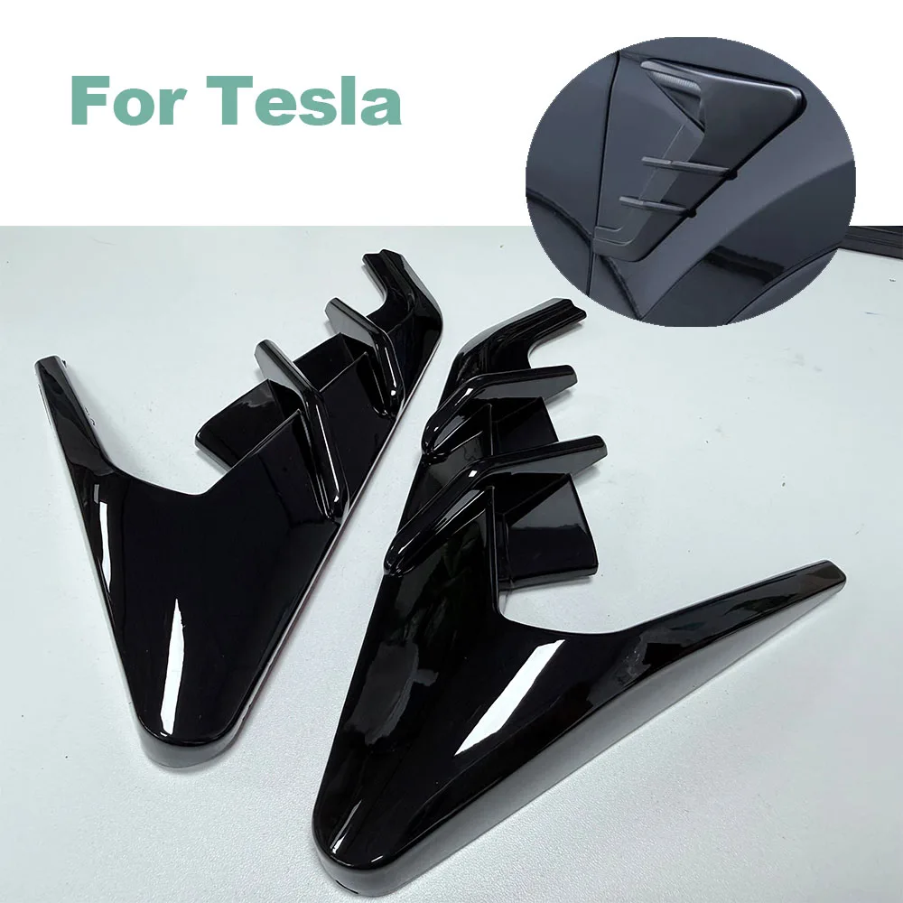 

Car Exterior Camera Flank Cover Case Car Cam Flank Guard Cover Side Protection Trim For Tesla Model Y 2019-2023 For Juniper