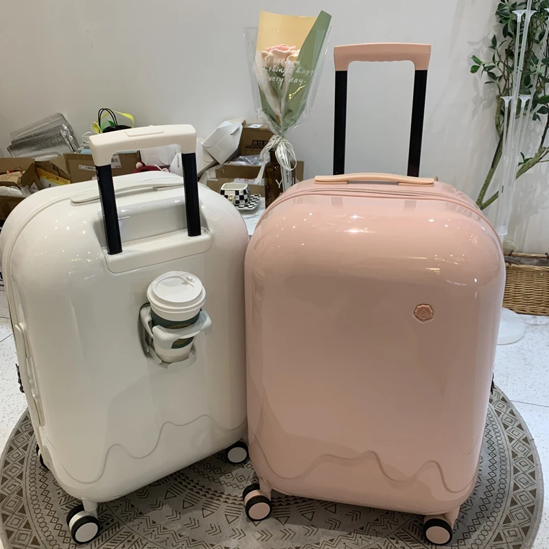 

Hot!New 20"24"26"28" Inch Women Retro Spinner Brand Rolling Luggage Men Fashion Trolley Suitcase Borading Box Travel Bags