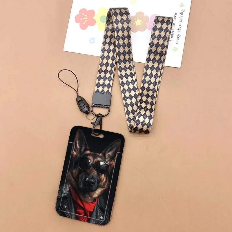 Animal Lanyards For Keys Chain ID Credit Card Cover Pass Mobile Phone Charm Neck Strap Badge Holder Gifts