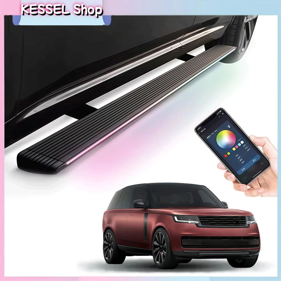 

Power Side Step with LED Light Electric Running Boards for Land Rover Range Rover SWB L460 2022-2025 2026 Retractable Steps