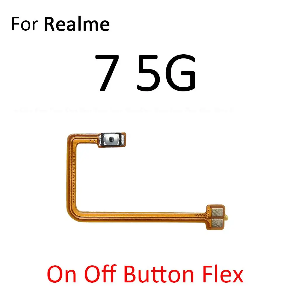 Power ON OFF Mute Switch Control Key Volume Button Flex Cable For OPPO Realme 7 7i 8i 8s 8 Pro 4G 5G Repair Parts