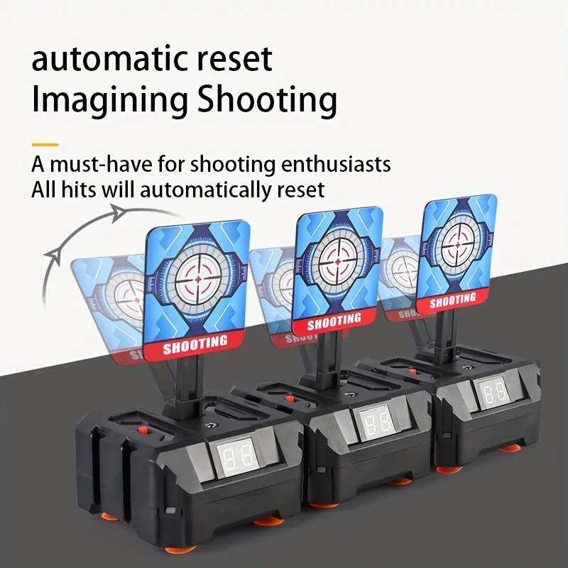 The electronic scoring target can be assembled into multiple toy gun shooting training targets, and the practice target is small