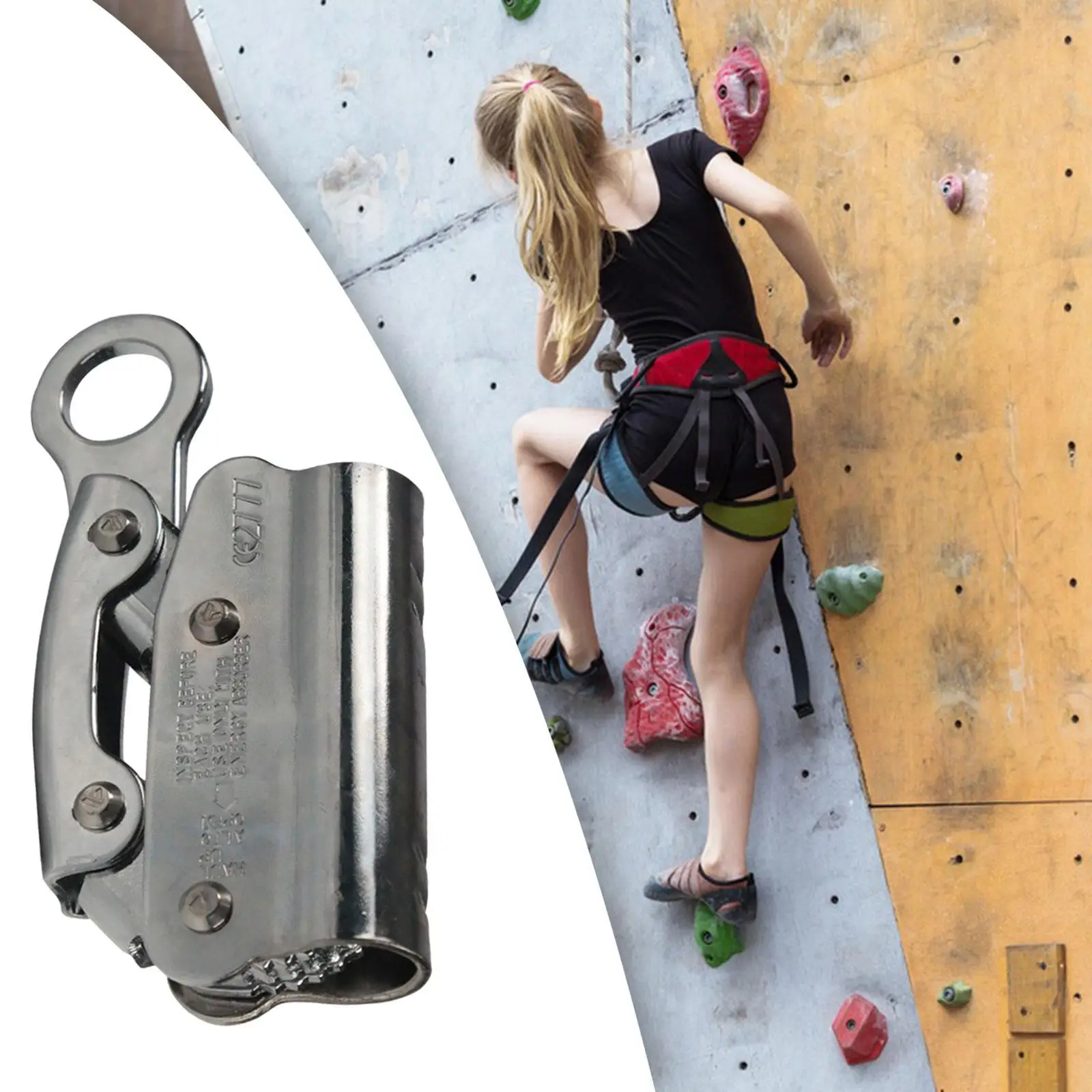 Rock Climbing Self Locking Anti Fall Rope Grab Anti Falling for Protection