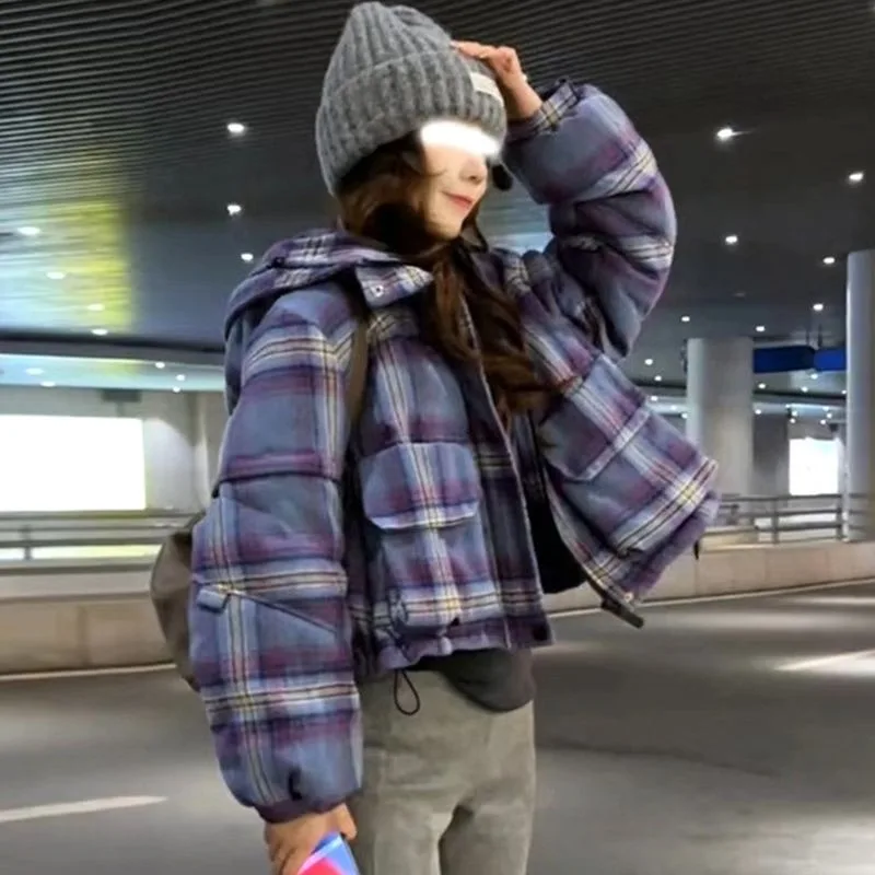 

Весна и осень 2024, маленькая желтая короткая куртка в западном стиле с длинными рукавами, женская стеганая куртка с капюшоном и капюшоном