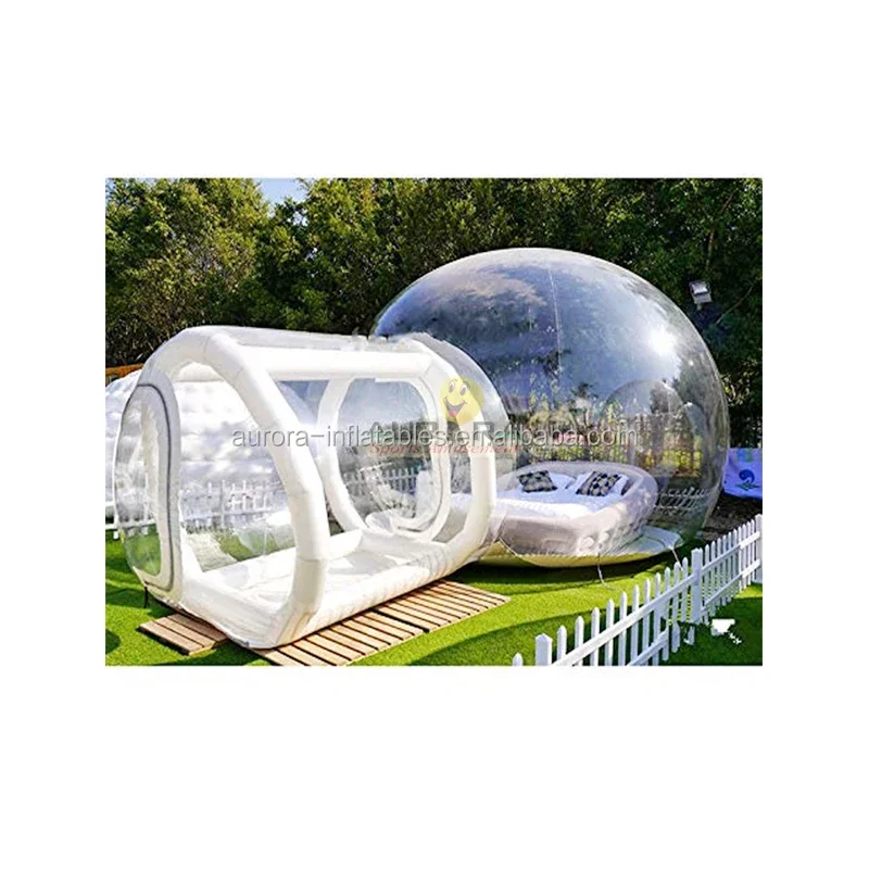 Transparent Clear Dome Inflatable Bubble Tent PVC Igloo Camping Tent One Plus