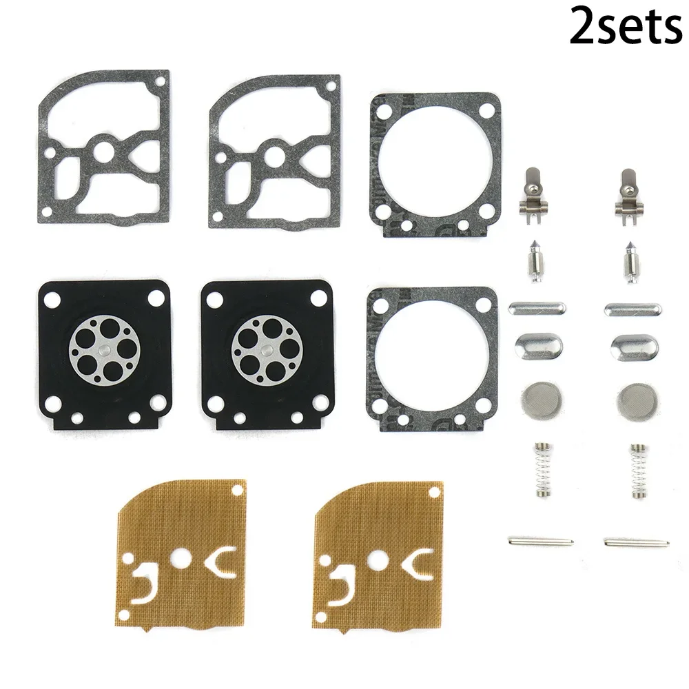 2 Sets Carburetor Diaphragm Kit For Zama C1Q-S43 C1Q-S57A For Stihl 017 018 021 023 025 MS170 MS180 210 230 250 Chainsaw Parts