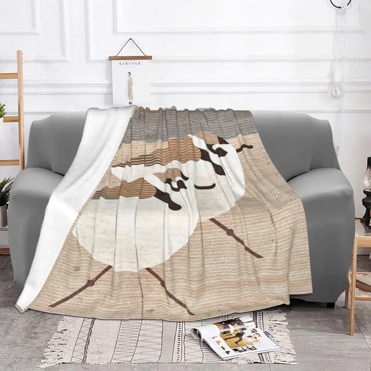 Snowy Plovers Home Blankets Quilt For Bed Thin Wadding Blanket Throw Blanket