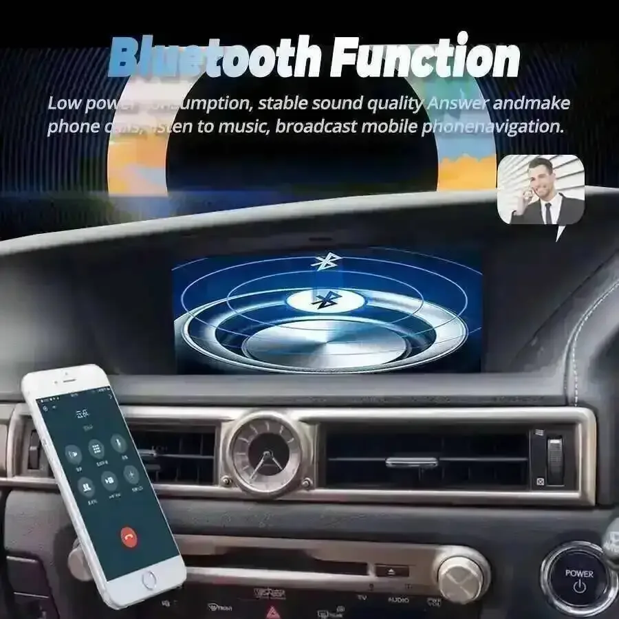 GS350 Android 15 Qualcomm Car Radio For LEXUS GS450H GS400 RHD