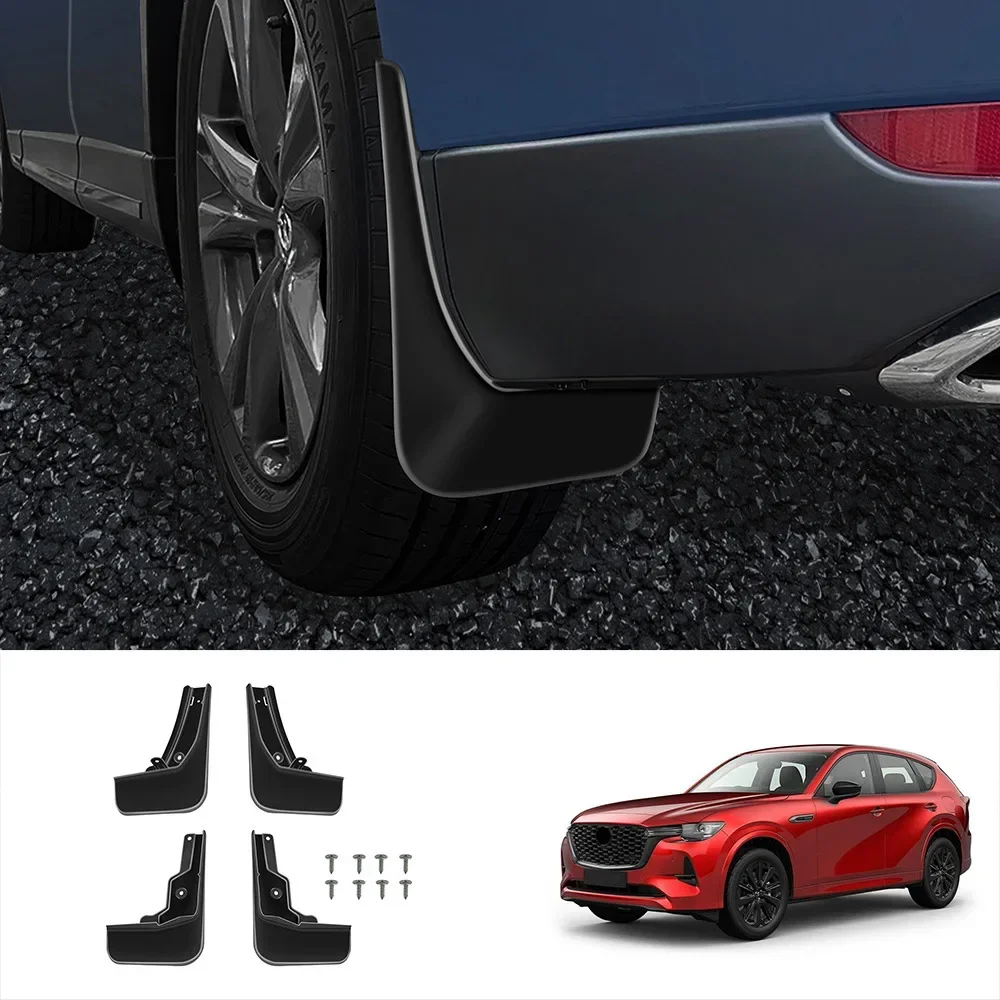 New！ For Mazda CX-60 CX60 CX 60 2022 2023 2024 Mudguards Fender Mud Flap Guards Splash Fenders Mudflaps car accessories auto 4pc