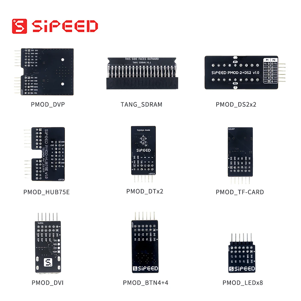 Sipeed Tang FPGA PMOD 모듈 LED 스위치, HDMI 카메라 디지털 튜브, HUB75E