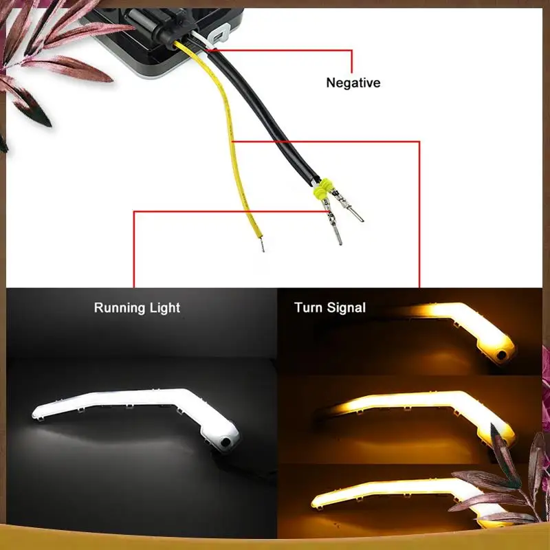 

AB59-LED Front Signature Lights, Turn Sequential Signal Light For Can-Am Maverick X3 XDS Max Turbo 710004994 710004995 Accessori