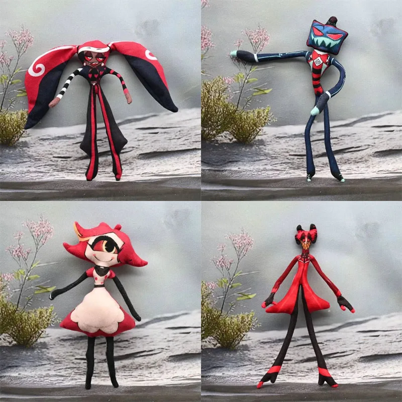 

Hazbined Hotels Plush Voxes Alastor Hazbined Hotels Toy Vees Niffty Hazbined Hotels Doll Stuffed Animal Soft Toy Merch Blind Box