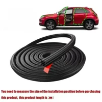 3-Layer Seal Strip Car Door Seal Strips Sound Insulation Weatherstrip Accessories Auto Rubber Strips 4