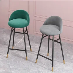 Bancos leves de balcão de cozinha, Bar Cafe Stool, Bancos altos, Manicure Furniture Design, Cadeiras de barbeiro, Cadeiras