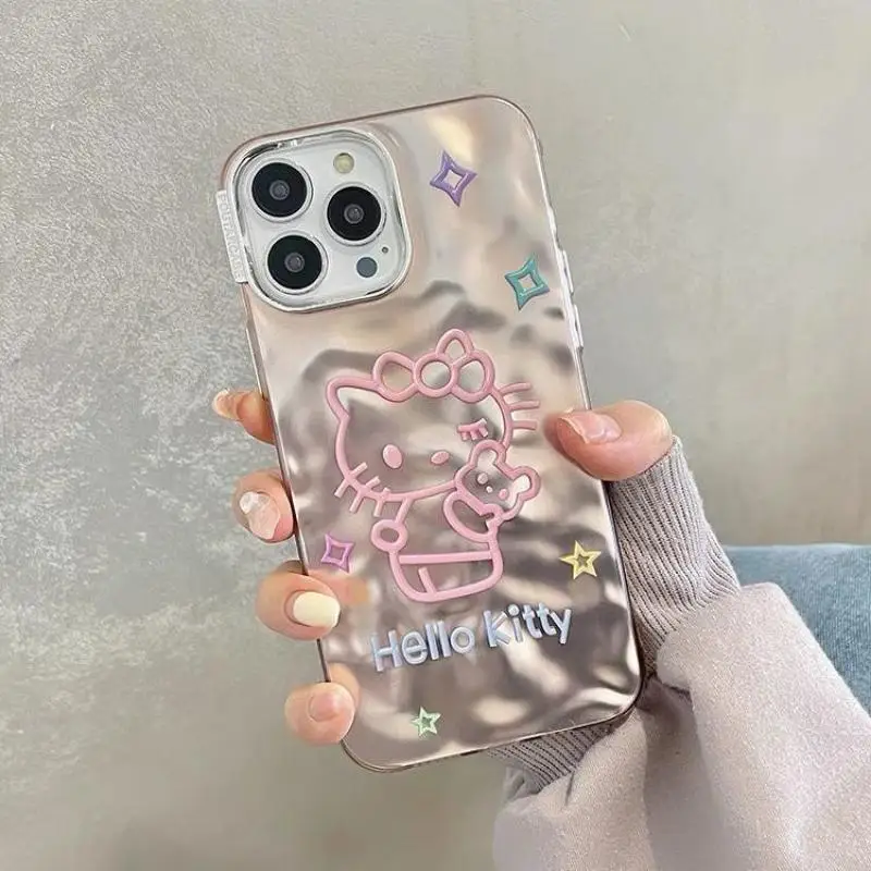 

Miniso Series Hello Kitty All Inclusive Phone Case Iphone 15 14 13 Pro Max 11 12 13 Pro Colorful Anti-Fall Mobile Phone Cases