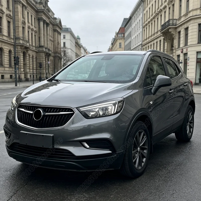 For Buick Encore 2017 2018 2019 2020 Car GS Style Gloss Black Front Bumper Grille Radiator Mesh Honeycomb Cover Trim Body Kit