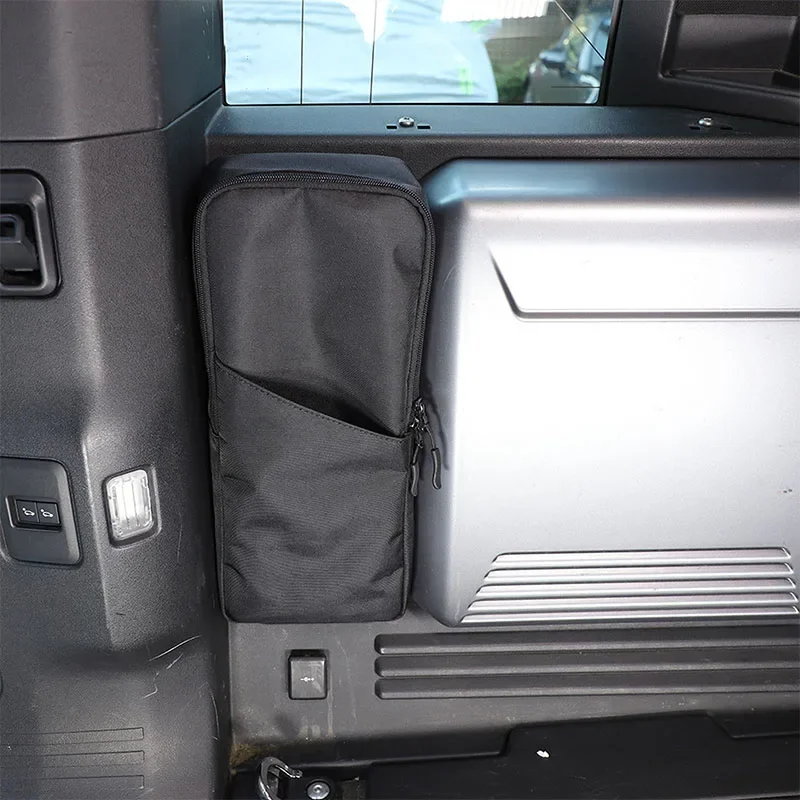 

For Land Rover Defender 90 110 130 2020-2025 Oxford Cloth Black Car Trunk Organizer Toolbox Organizer Interior Car Accessories