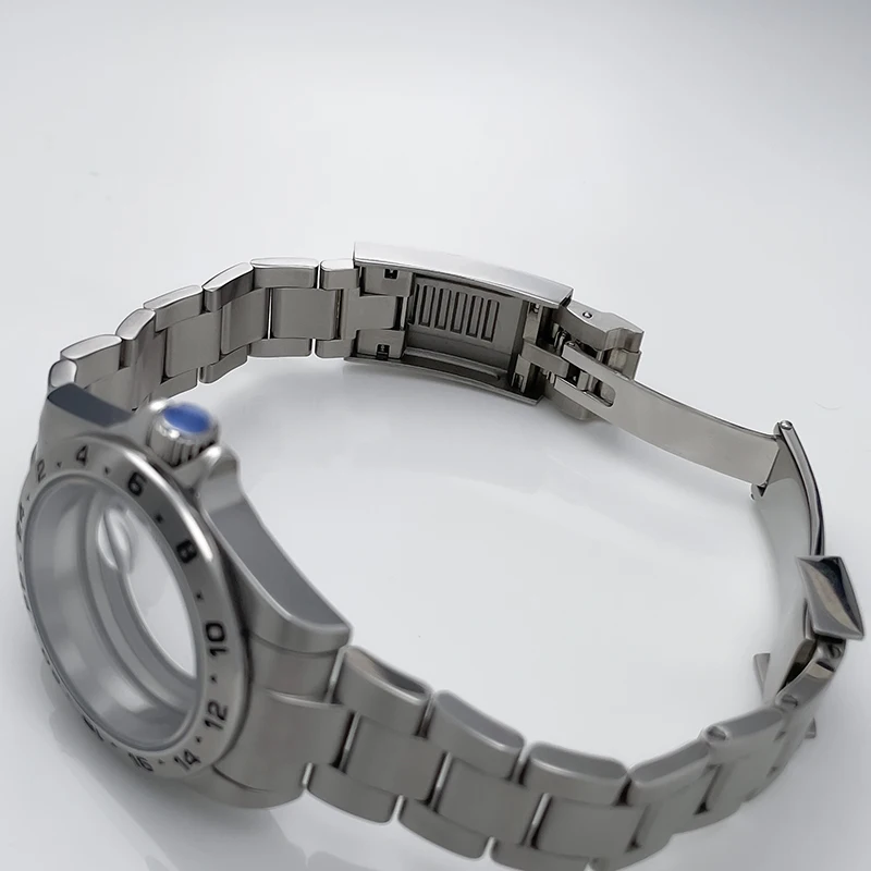 40mm Explore 2 Nh35 Case Stainless Steel Sapphire Glass Replacement Part 28.5mm Dial Fit Nh34 Nh35 Nh36 Nh38 Movement Watch Case