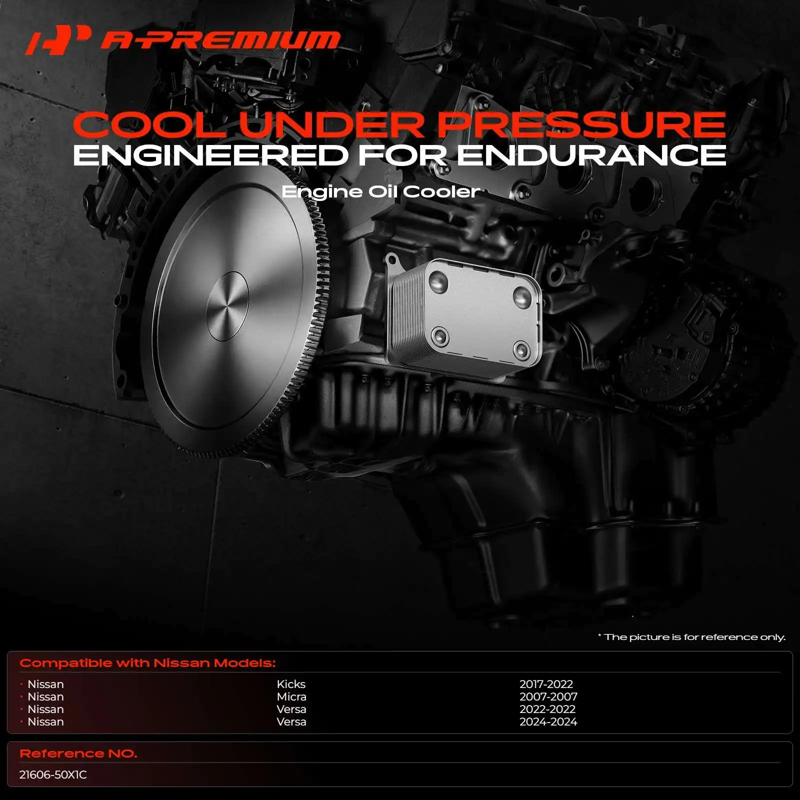 A-Premium Automatic Transmission Oil Cooler for Nissan Kicks 2017-2022 Micra 2007 Versa