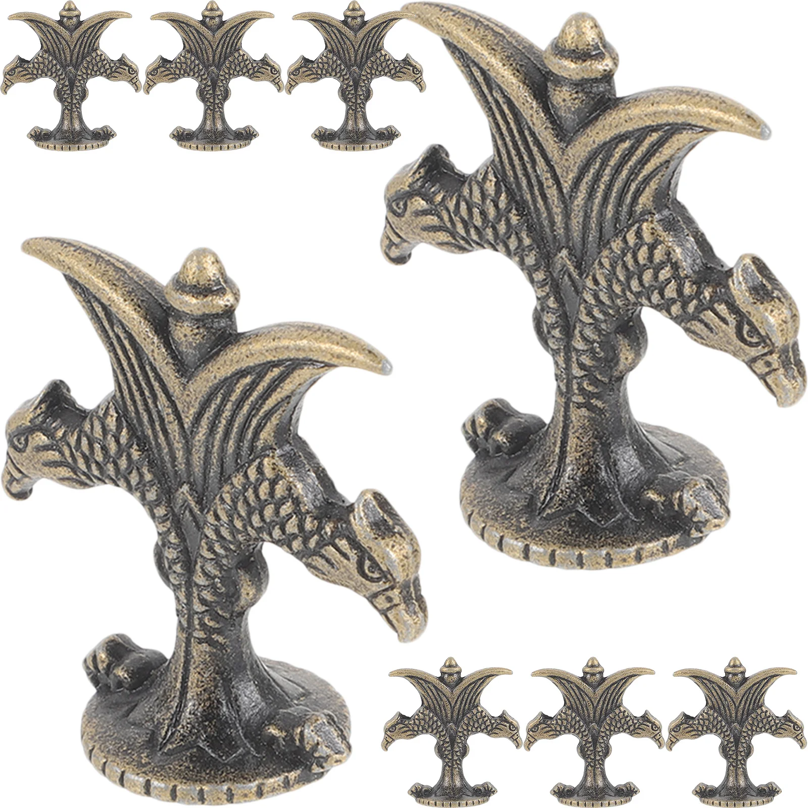 

8Pcs Retro Vintage Eagle Cabinet Knobs Decorative Drawer Handles Dresser Pulls for Cupboard Wardrobe Cabinet Knob