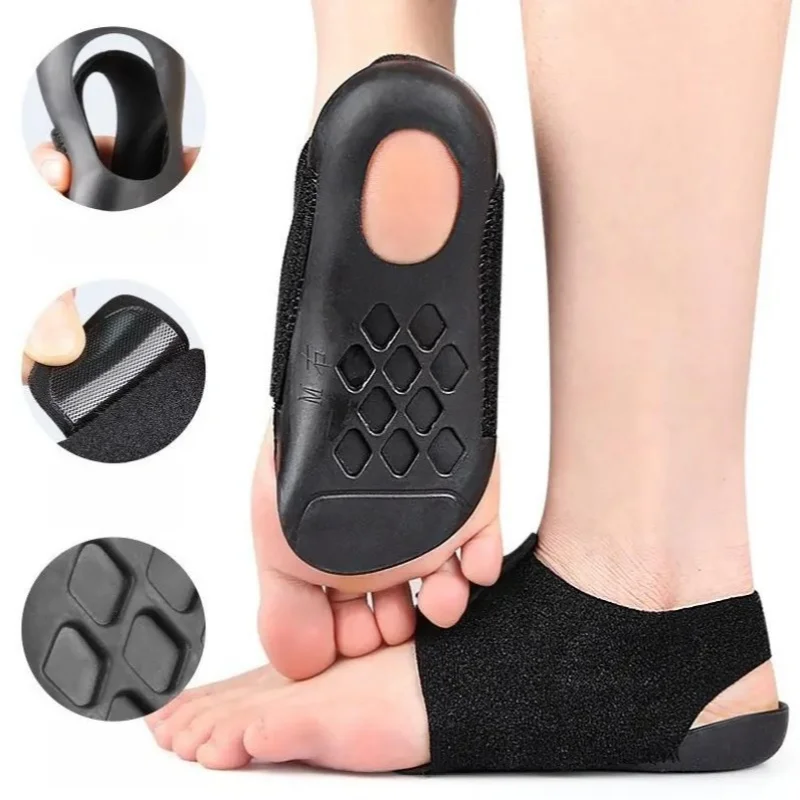 

1Pair Foot Arch Support Cover Foot Turn-over Upholstered Foot Arch Heel Cover Wearable Heel Cover Orthopedic Foot Arch Insole