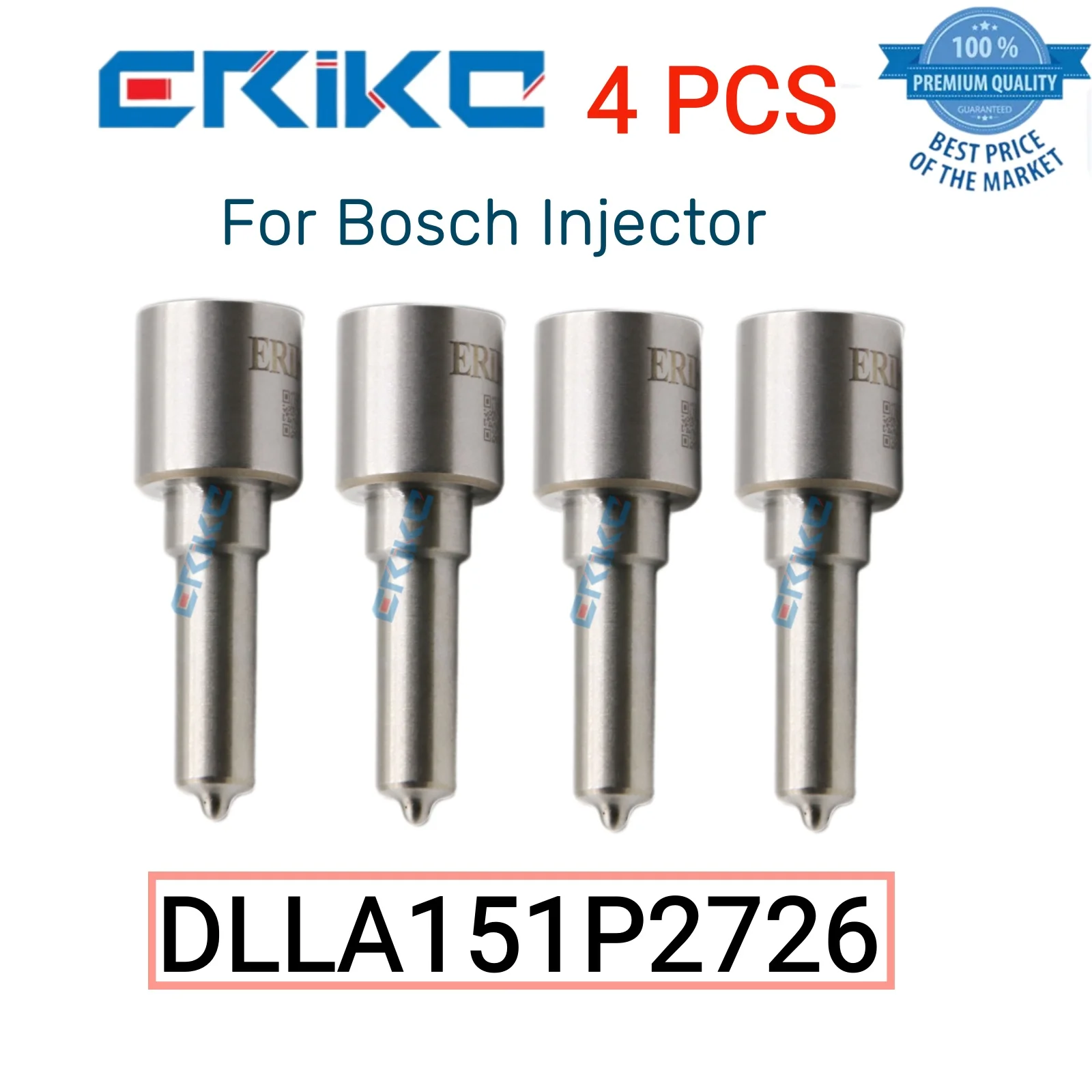 

4 PCS DLLA151P2726 Common Rail Injector Parts DLLA 151 P 2726 Oil Spray Nozzle DLLA 151P2726 DLLA 151P 2726 for Bosch Injector