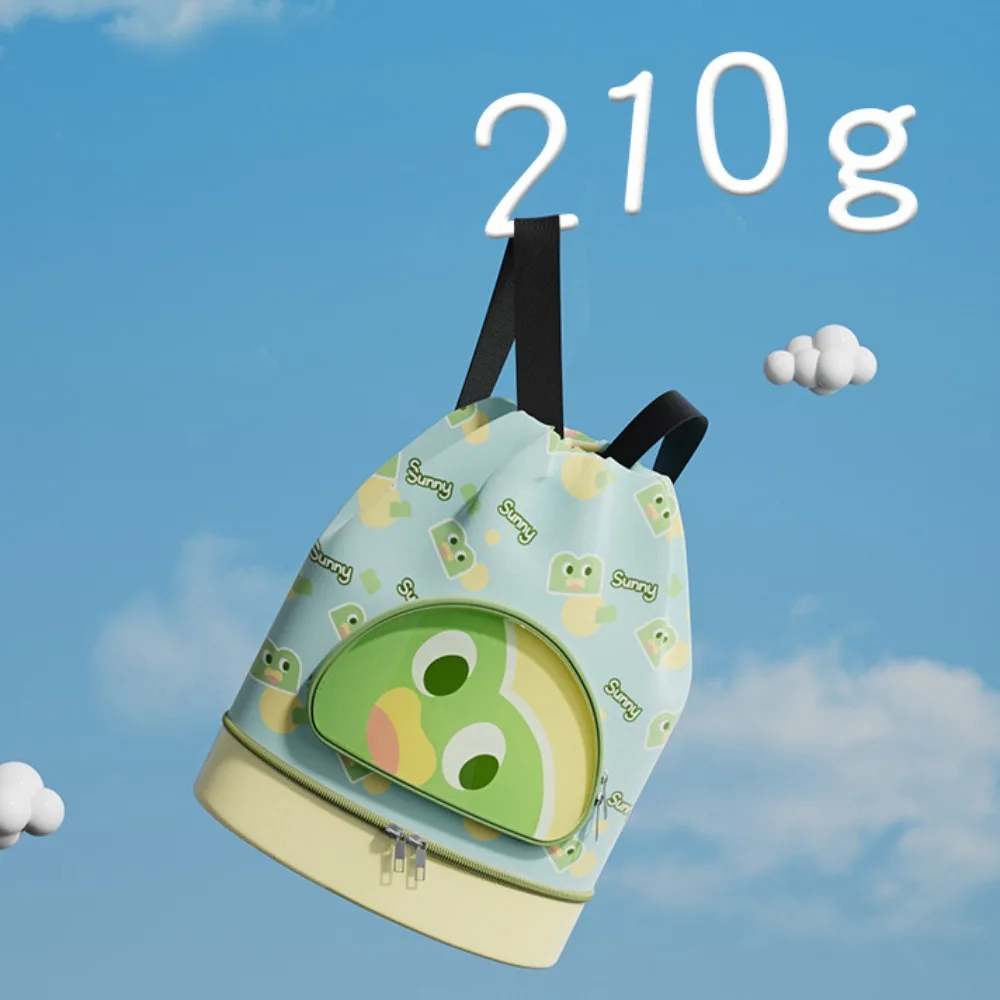 

Dry and Wet Separation Children's Swimming Bag Large Capacity Waterproof Cartoon Swim Backpack Storage Bag Portable Beach Bag