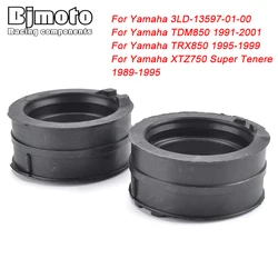 BJMOTO Motorcycle Carburetor Carb Holder Intake Manifold For Yamaha TDM850 TRX850 XTZ750 Super Tenere 3LD-13597-01-00