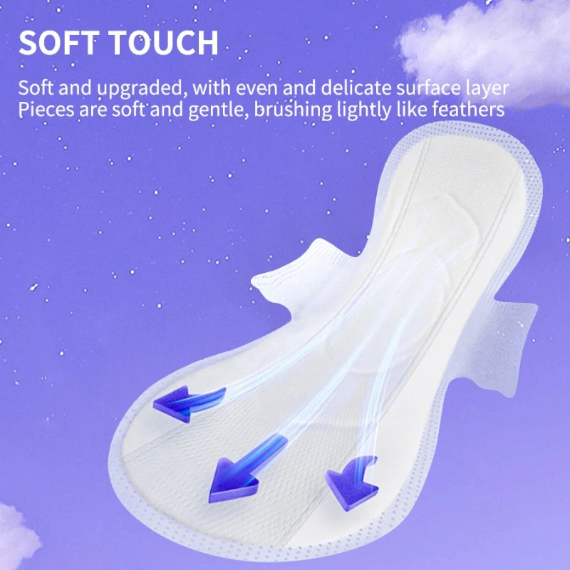 Sanitary Napkin Cloth Diaper for Adults Lady Breathable Leak Prevention Ultra-thin Ultra Soft Disposable Sanitary Pad for Women