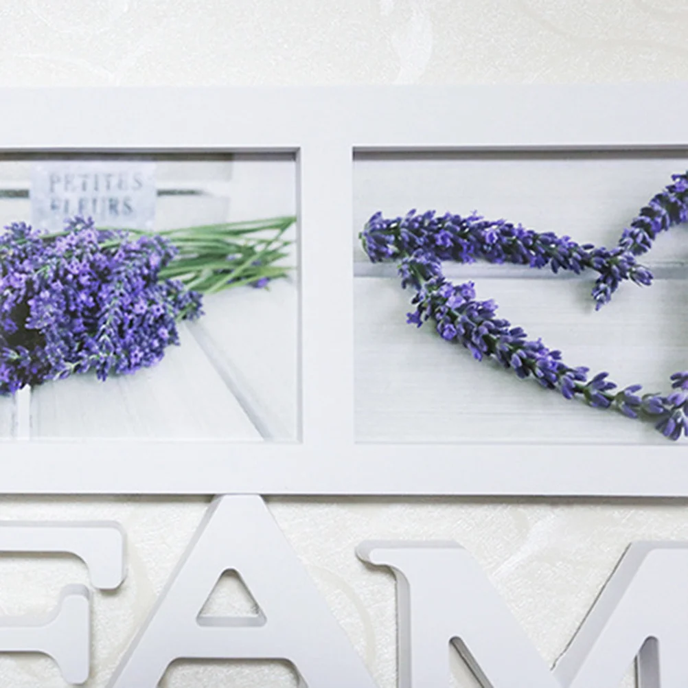 

Family Collage Picture Frame Plastic Holds Six 4x6 Photos Lightweight Wall Mount Family Photo Frame Display Collage Photo Frames