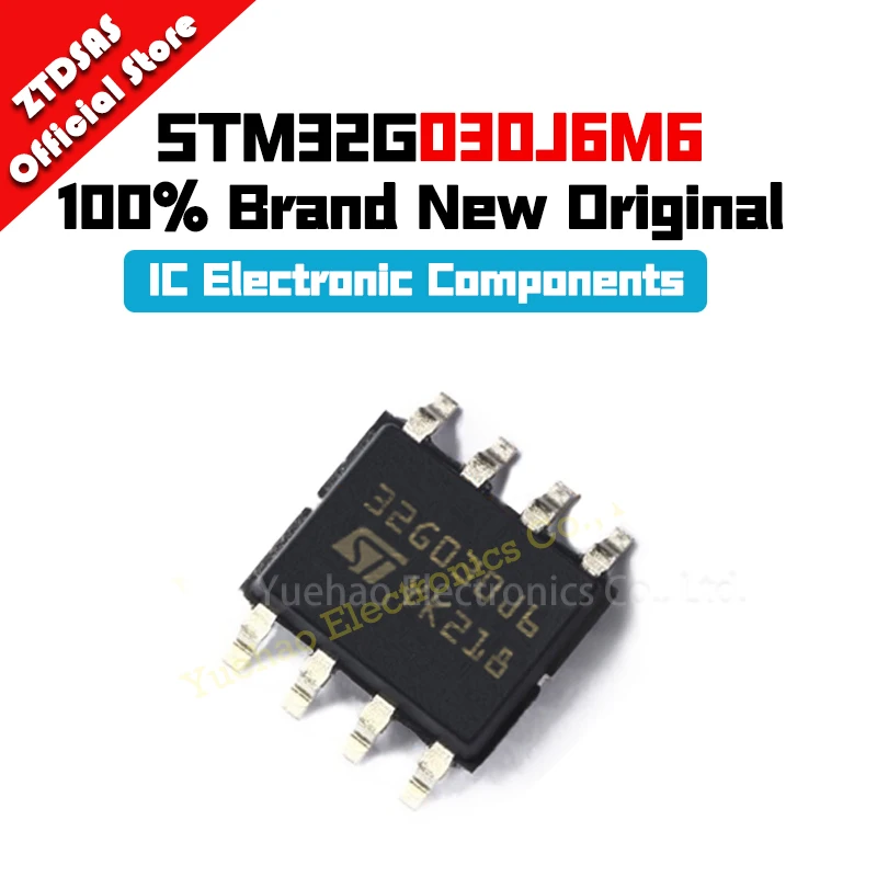 New Original STM32G030J6M6 STM32G030J6 STM32G030J STM32G030 STM32G STM32 STM IC MCU SOIC-8