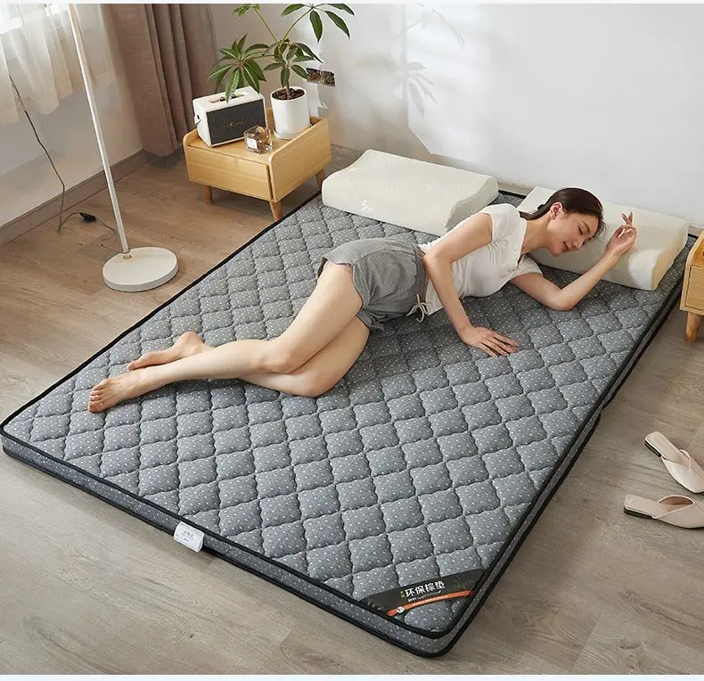 

Natural coconut palm latex mattress folding hard brown mattress single double the elderly tatami mattress can be formulated