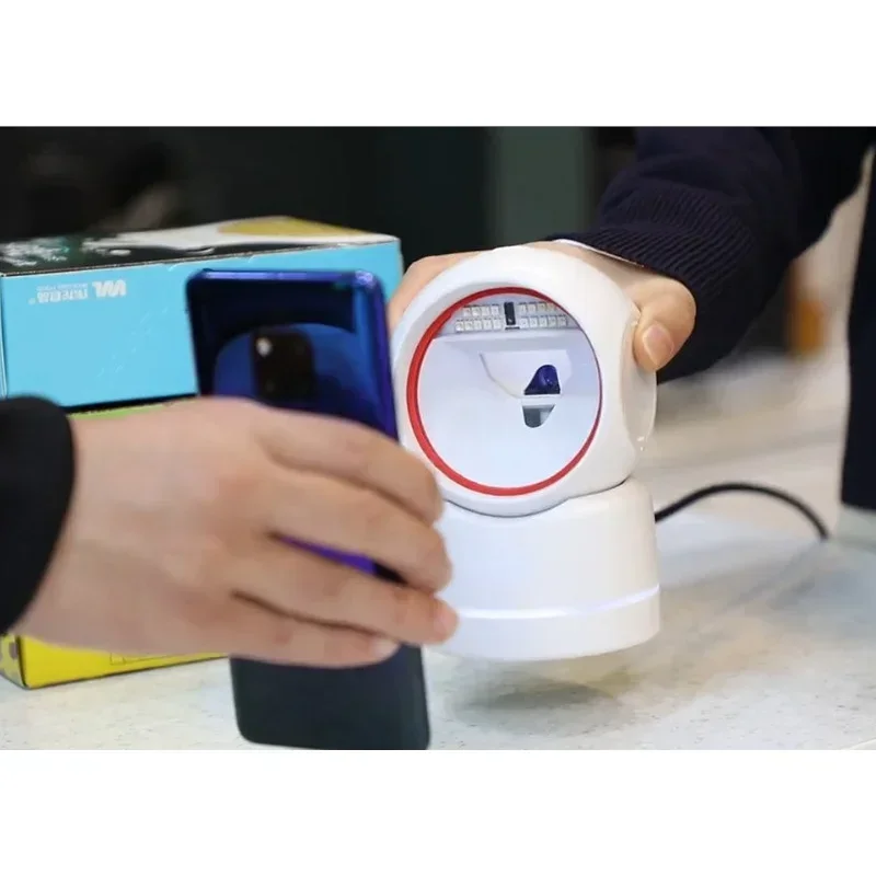 Scanner USB à imagerie de zone mains libres pour nouveau-nés, code à barres, code QR, EAU de codes à barres OJ, 680