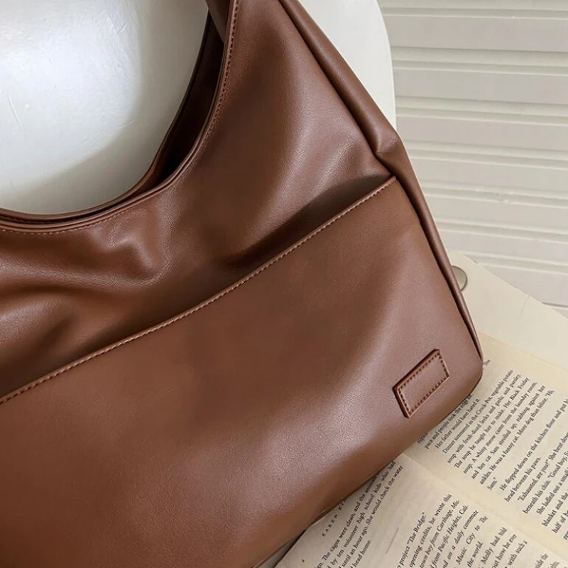 Sac à Main de Luxe en Cuir PU pour Femme, Fourre-Tout de Grande Capacité, Décontracté, à la Mode, Nouvelle Collection