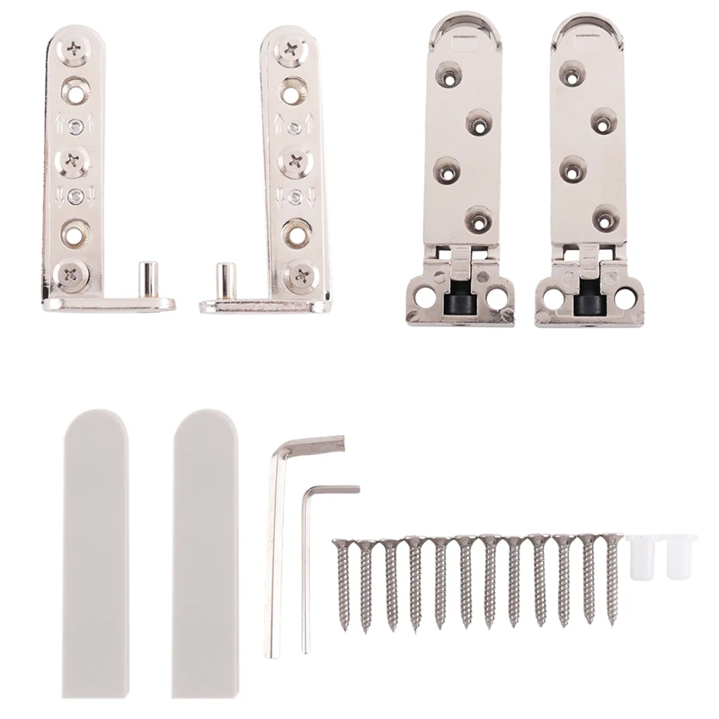 Adjustable Invisible Door Hinges Heavy Duty Up And Down Swivel Shaft Rotation Furniture Fittings Forwooden Door