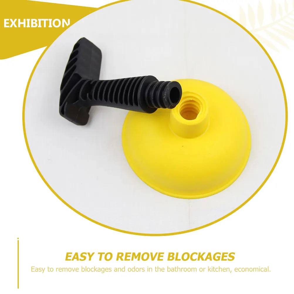 

Kitchen Sink Plunger Tpr Material Drain Cleaner Bathroom Unclogged Tool Long Life Practical Ergonomic Handle Easy to Clean Sewer