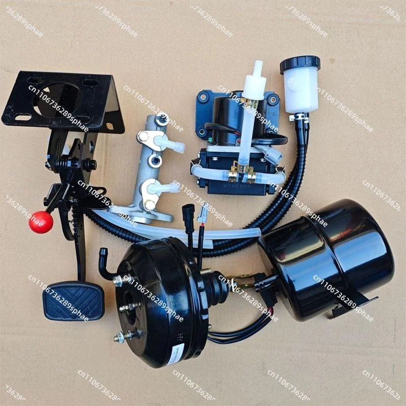 Heavy‑Duty DC12V Electric Negative‑Pressure Vacuum Pump Assembly, Vacuum Assist Pump Unit for Vacuum Power‑Assist System