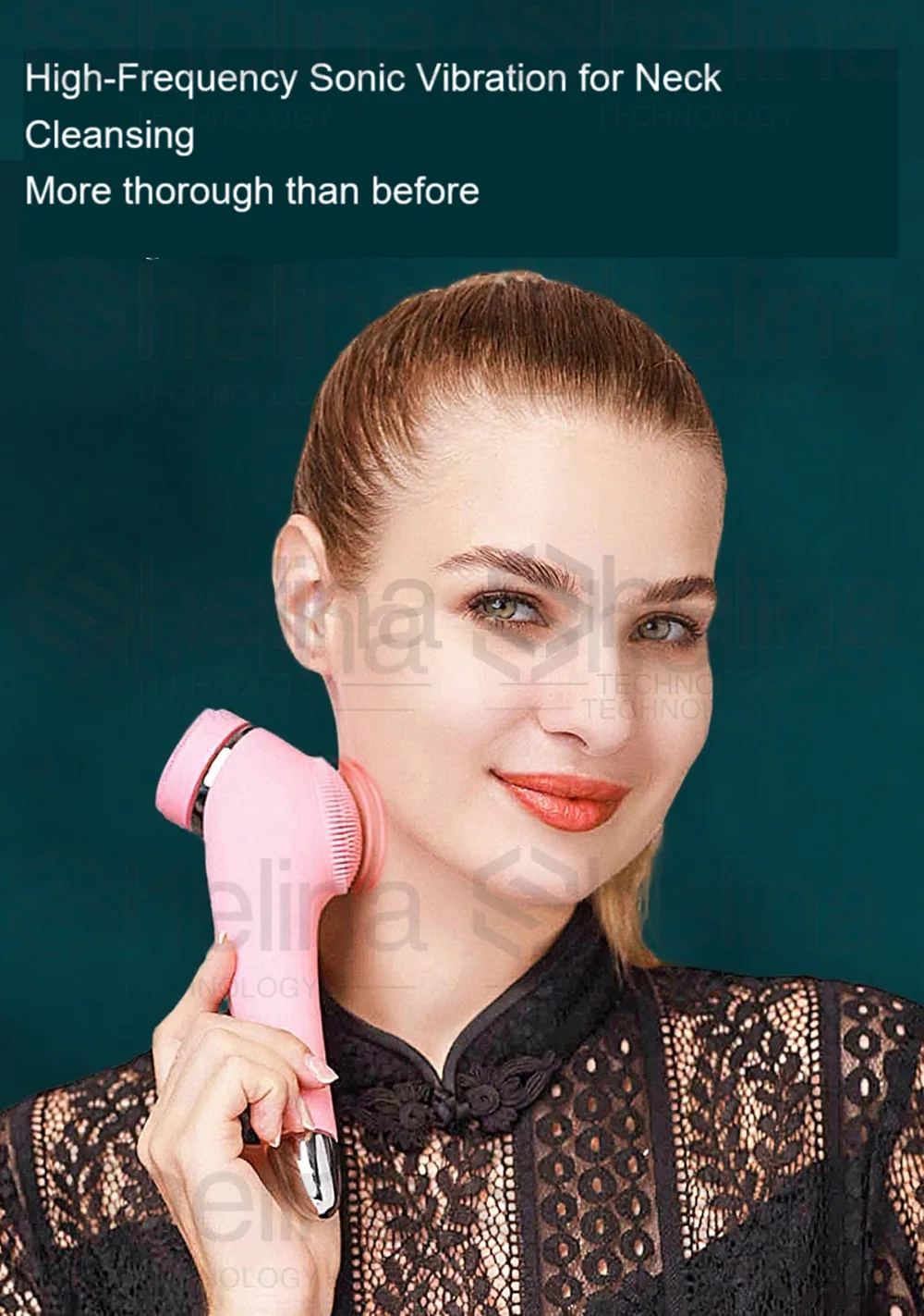 Appareil de nettoyage nettoyant pour le visage électrique nettoyant pour les pores masseur pour le visage et les yeux