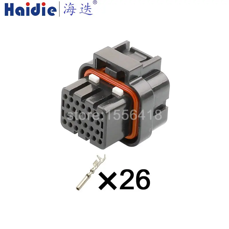 

1-50 sets 26 Pin 1473416-1 Auto Low Current ECU Connector Car Computer Socket Waterproof Sealed Plug