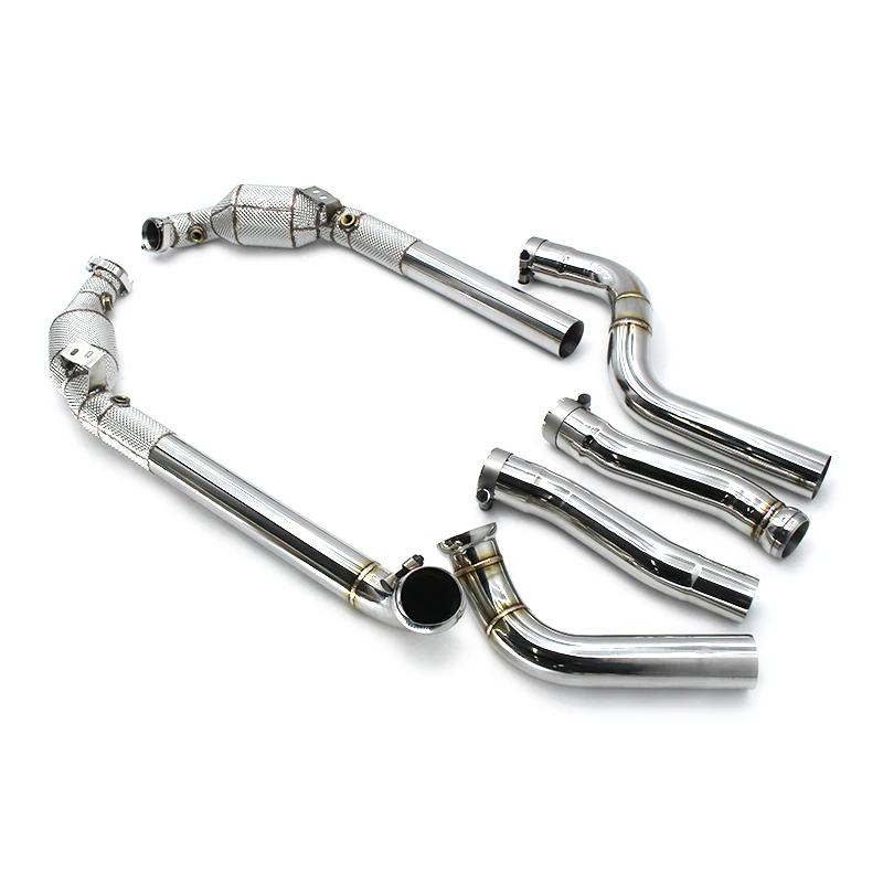 Yooking Stainless Steel Exhaust Downpipe For Benz AMG C63 W204 Exhaust Pipes Car Exhaust System High Quality Factory Direct Sale